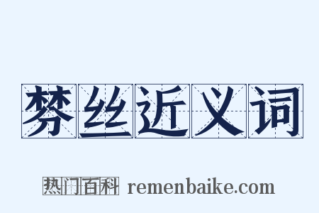 棼丝近义词是什么意思的图片